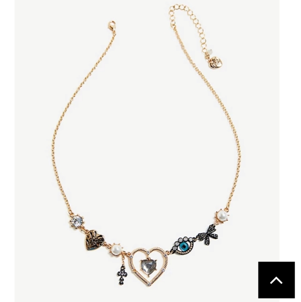 🆕BETSEY JOHNSON/ TORRID EVIL EYE CHARM NECKLACE